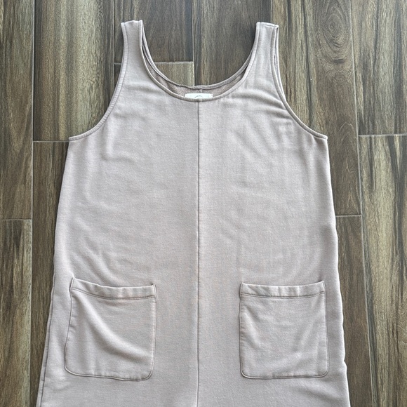 Madewell MWL Superbrushed Pull-On Jumpsuit in Telluride Stone, Medium - Picture 3 of 14